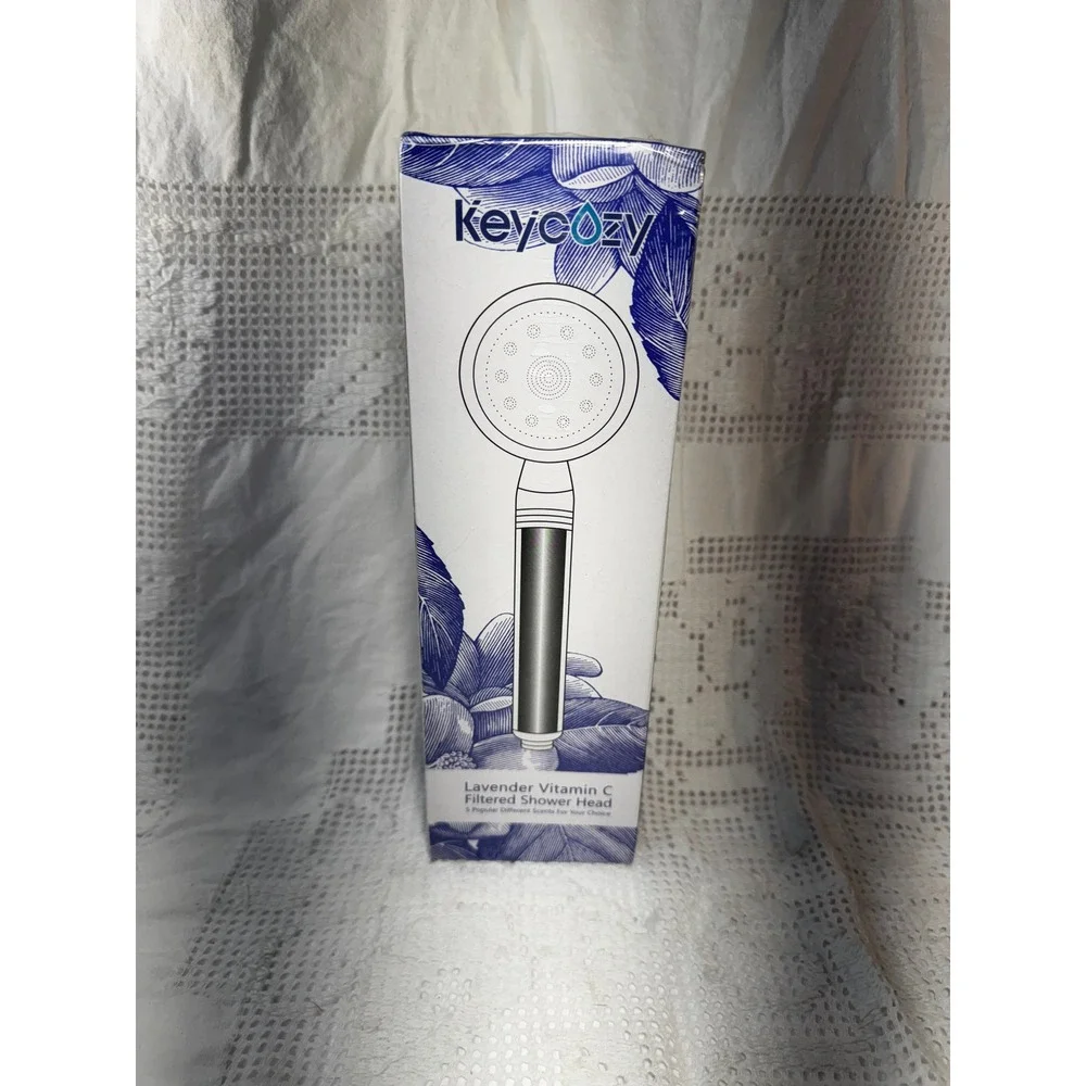 Keycozy Lavender Vitamin C Filtered Shower Head Chlorine Removal Fresh Citrus
